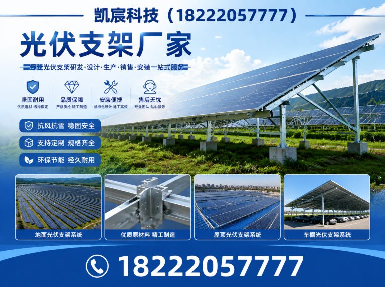 河西区光伏支架展示图